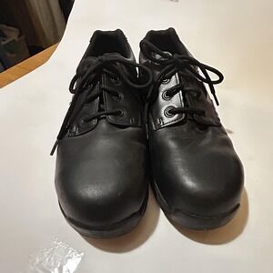 Florsheim Work Shoes Mens Size 12D Black Safety Toe SD Slip Oil Resistant FS2716
